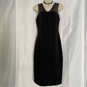 Lauren Ralph Lauren Black VNeck Evening Party Dress